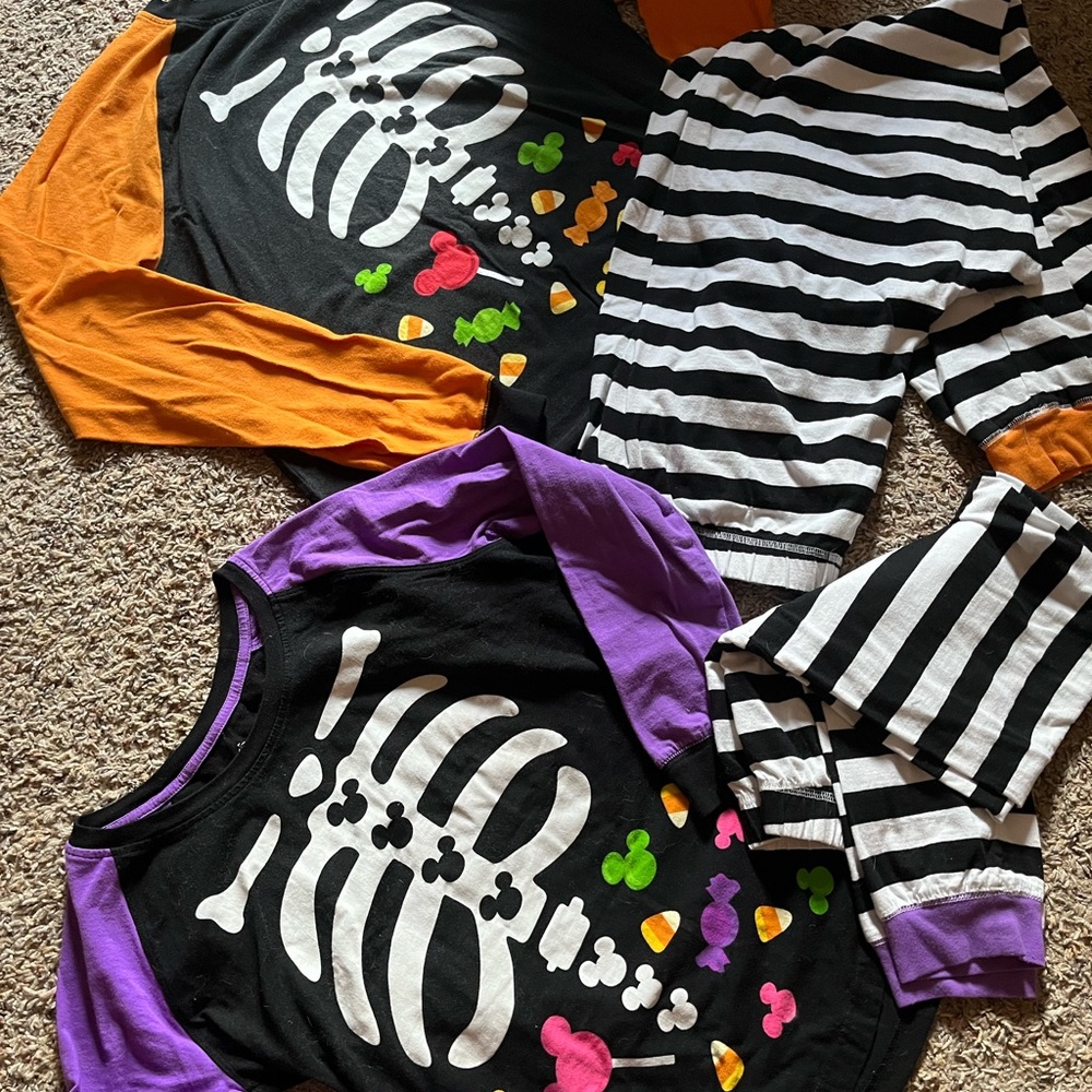 Disney Halloween Mickey Pajamas couples set Bundle